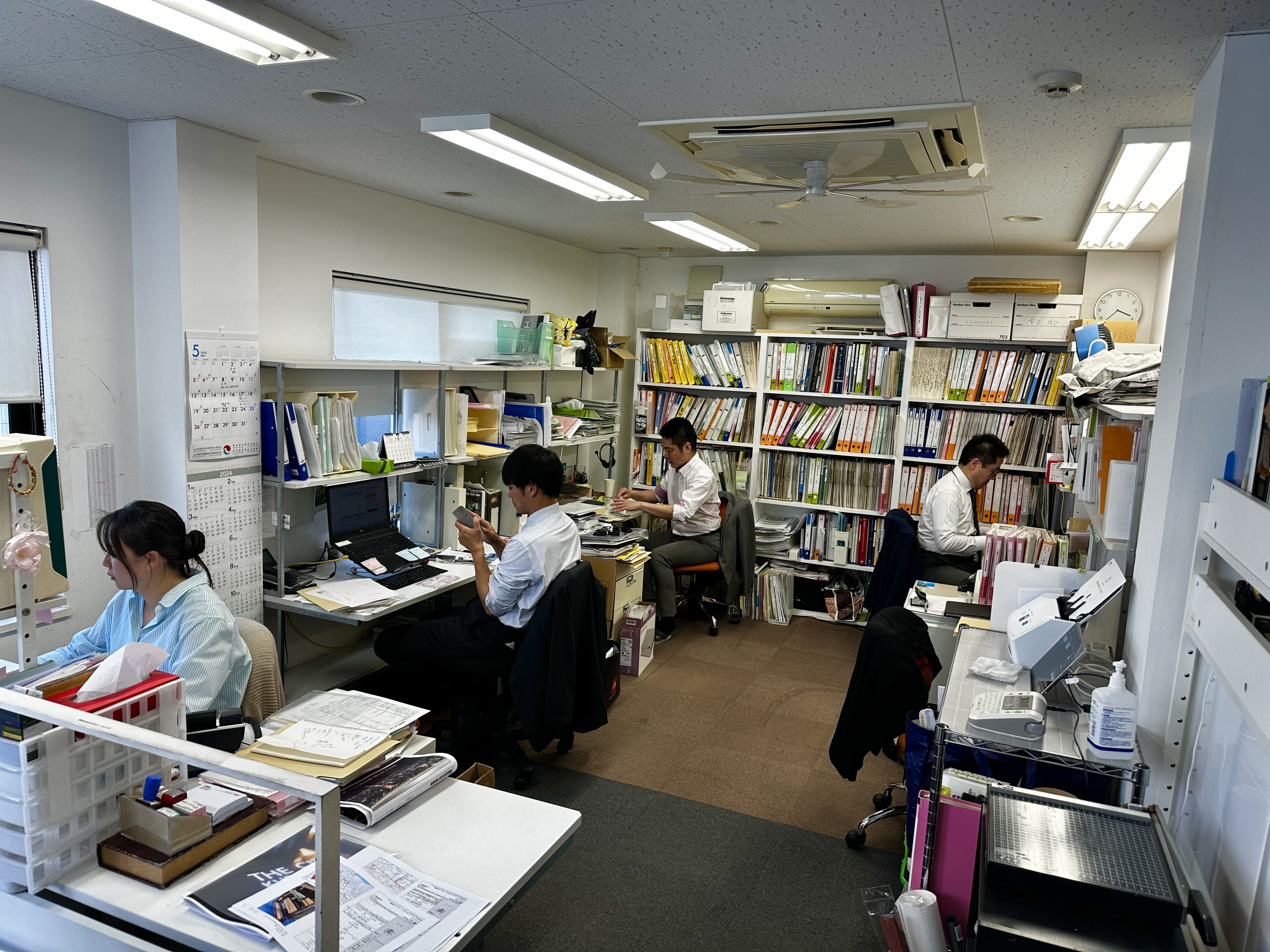 パーパスジャパン原宿本社の職務スペース